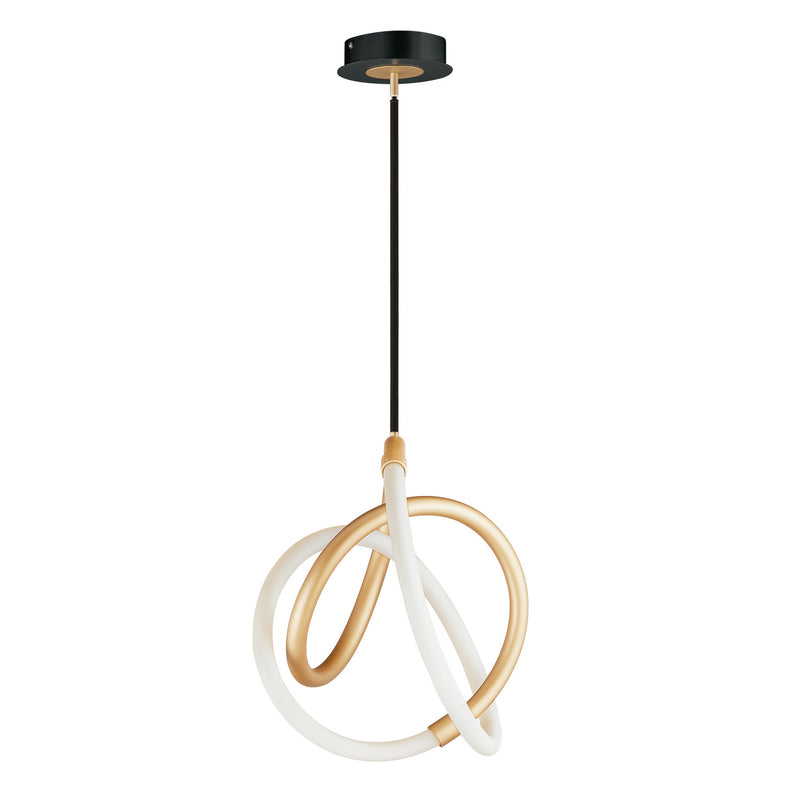 ET2 E25092-01BKGLD Mobius LED Mini Pendant, Black / Gold Main Image.jpg