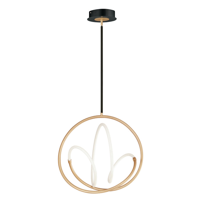 ET2 E25094-01BKGLD Mobius LED Pendant, Black / Gold Main Image.jpg