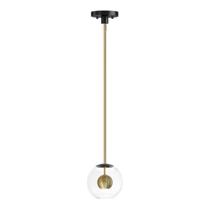 ET2 E25152-BKNAB Nucleus LED Pendant, Black / Natural Aged Brass Main Image.jpg