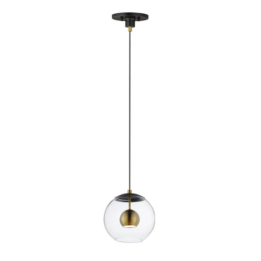 ET2 E25153-BKNAB Nucleus LED Pendant, Black / Natural Aged Brass Main Image.jpg