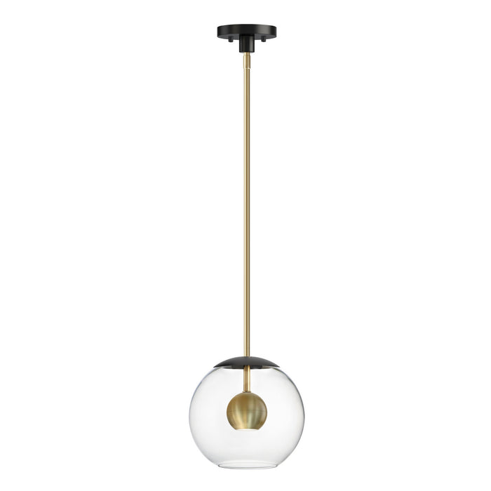 ET2 E25154-BKNAB Nucleus LED Pendant, Black / Natural Aged Brass Main Image.jpg