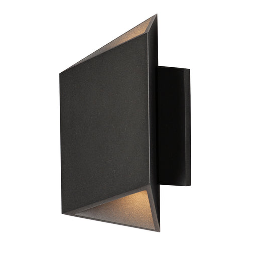 ET2 E41373-BK Alumilux Facet LED Outdoor Wall Sconce, Black Main Image.jpg