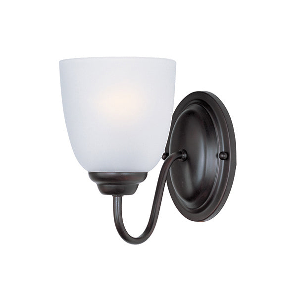 Maxim 10071FTBK Stefan One Light Wall Sconce, Black Main Image.jpg