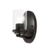 Maxim 10211CLBK Corona One Light Wall Sconce, Black Main Image.jpg