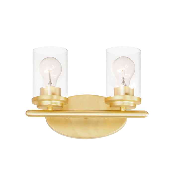 Maxim 10212CLSBR Corona Two Light Bath Vanity, Satin Brass Main Image.jpg