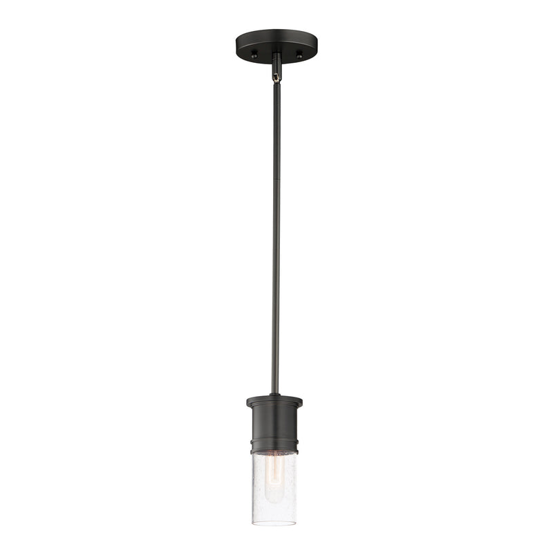 Maxim 10362CDBK Rexford One Light Mini Pendant, Black Main Image.jpg