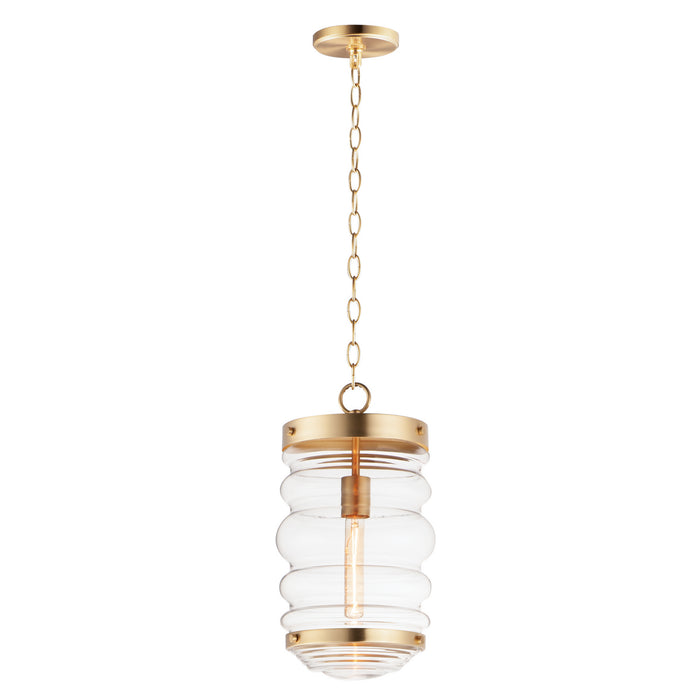 Maxim 11124CLSBR Newport One Light Pendant, Satin Brass Main Image.jpg