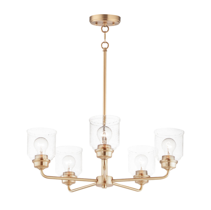Maxim 12266CDHR Acadia Five Light Chandelier, Heritage Main Image.jpg