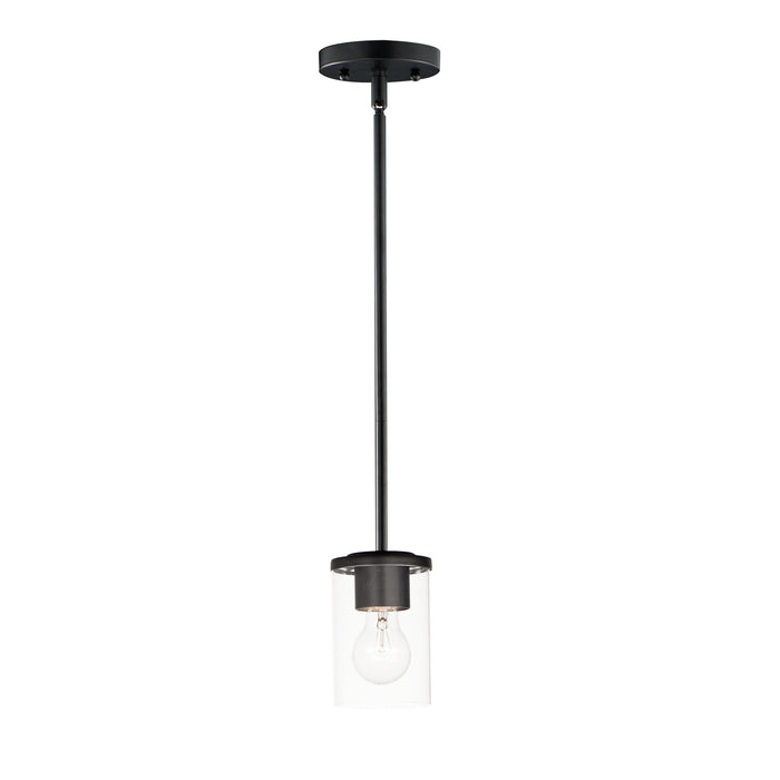 Maxim 90200CLBK Corona One Light Mini Pendant, Black Main Image.jpg