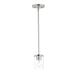 Maxim 90200CLSN Corona One Light Mini Pendant, Satin Nickel Main Image.jpg