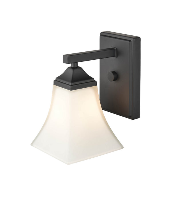 Millennium 4501-MB One Light Wall Sconce, Matte Black Main Image.jpg