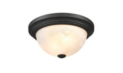 Millennium 4601-MB Two Light Flushmount, Matte Black Main Image.jpg