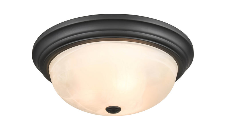 Millennium 4605-MB Three Light Flushmount, Matte Black Main Image.jpg