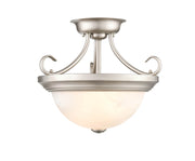 Millennium 4771-SN Two Light Semi-Flush Mount, Satin Nickel Main Image.jpg