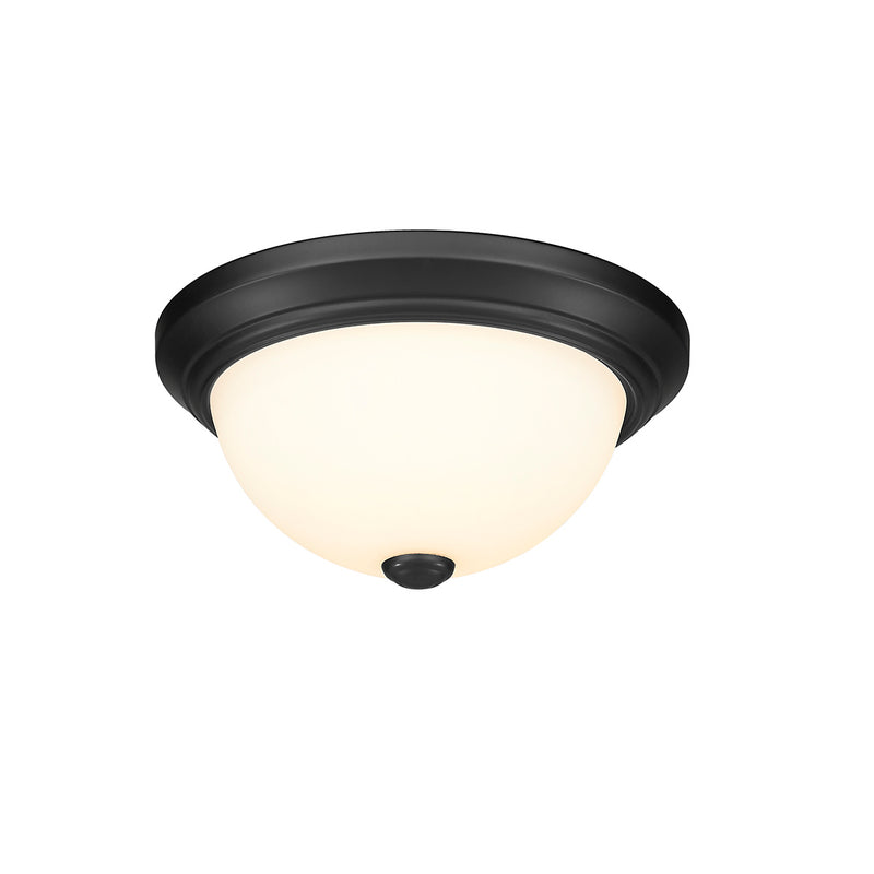 Millennium 4901-MB Two Light Flushmount, Matte Black Main Image.jpg