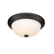 Millennium 4903-MB Two Light Flushmount, Matte Black Main Image.jpg
