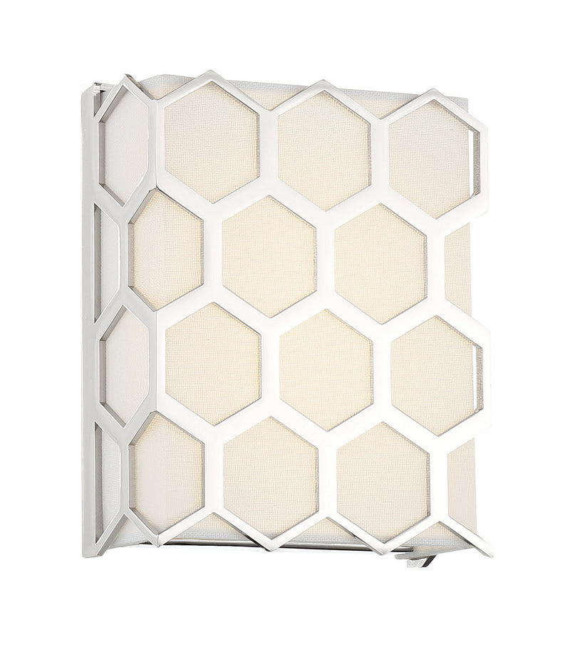 George Kovacs P1890-613-L Missing Link LED Wall Sconce, Polished Nickel Main Image.jpg