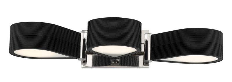 George Kovacs P5343-572-L Side Step LED Bath, Coal With Polished Nickel Main Image.jpg