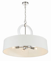 Minka-Lavery 2152-613 Cape Coral Five Light Pendant, Polished Nickel Main Image.jpg