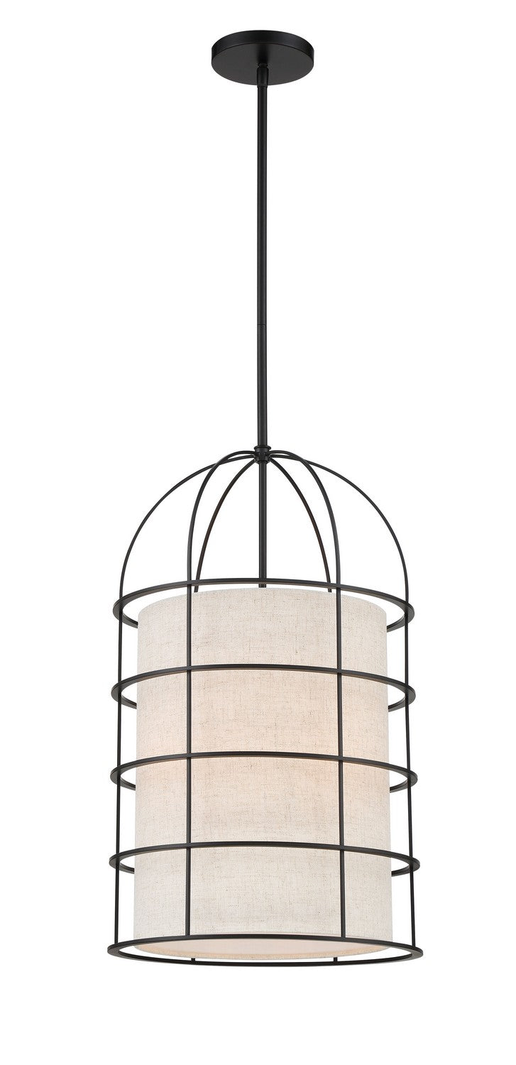 Minka-Lavery 2154-66A Gateway Park Four Light Pendant, Coal Main Image.jpg