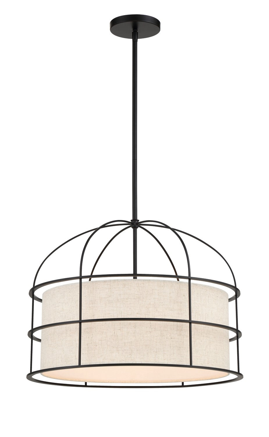 Minka-Lavery 2155-66A Gateway Park Five Light Pendant, Coal Main Image.jpg