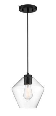 Minka-Lavery 2337-66A Clarity One Light Pendant, Coal Main Image.jpg