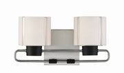 Minka-Lavery 2462-691 Waverly Plaza Bath Two Light Bath, Coal With Brushed Nickel Main Image.jpg