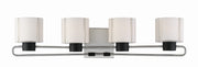 Minka-Lavery 2464-691 Waverly Plaza Bath Four Light Bath, Coal With Brushed Nickel Main Image.jpg