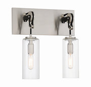 Minka-Lavery 2892-691 Pullman Junction Two Light Bath, Coal With Brushed Nickel Main Image.jpg
