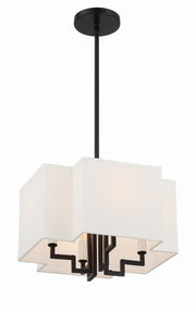 Minka-Lavery 2954-572 Upham Estates Four Light Pendant/Semi Flush Mount, Coal w/Polished Nickel Highlights Main Image.jpg