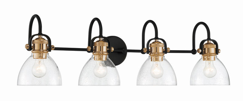 Minka-Lavery 3364-416 Monico Four Light Bath, Bronze W/Natural Brushed Brass Main Image.jpg