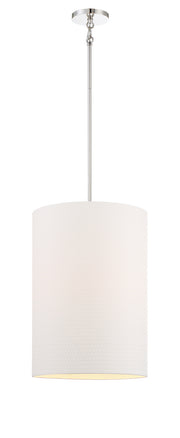 Minka-Lavery 3924-613 Palmetto Four Light Pendant, Polished Nickel Main Image.jpg