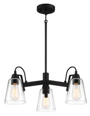 Minka-Lavery 3993-66A Beckonridge Three Light Chandelier, Coal Main Image.jpg