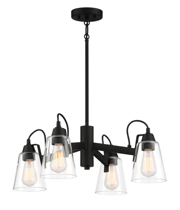 Minka-Lavery 3994-66A Beckonridge Four Light Chandelier, Coal Main Image.jpg