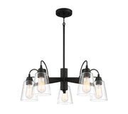 Minka-Lavery 3995-66A Beckonridge Five Light Chandelier, Coal Main Image.jpg