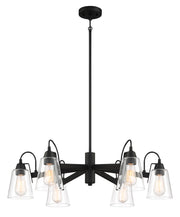 Minka-Lavery 3996-66A Beckonridge Six Light Chandelier, Coal Main Image.jpg