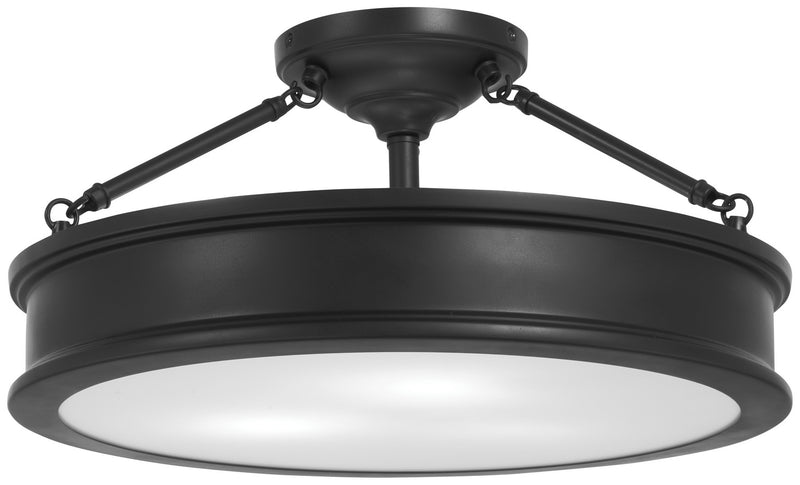 Minka-Lavery 4177-66A Harbour Point Three Light Semi Flush Mount, Coal Main Image.jpg