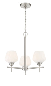 Minka-Lavery 2173-84 Camrin Three Light Chandelier, Brushed Nickel Main Image.jpg