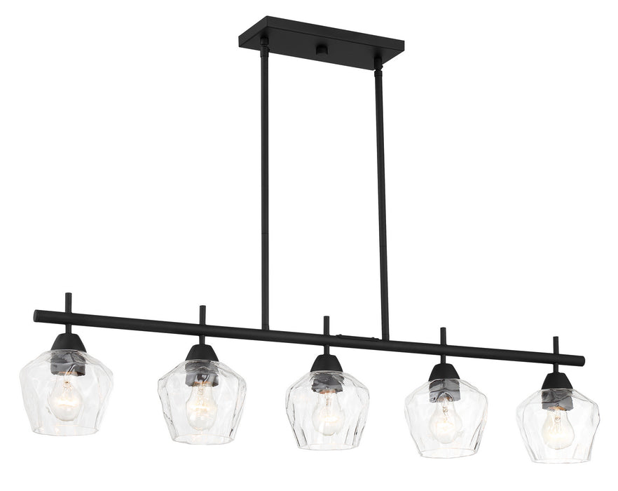 Minka-Lavery 2174-66A Camrin Five Light Island Pendant, Coal Main Image.jpg