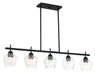 Minka-Lavery 2174-66A Camrin Five Light Island Pendant, Coal Main Image.jpg