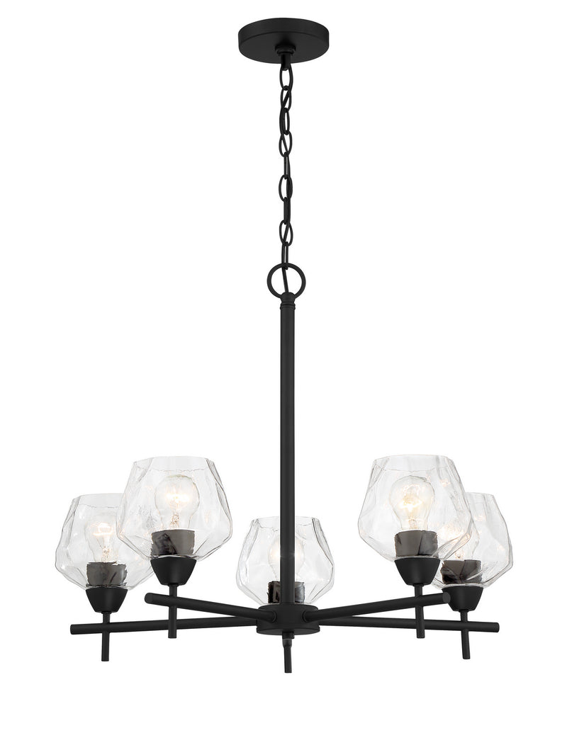 Minka-Lavery 2175-66A Camrin Five Light Chandelier, Coal Main Image.jpg