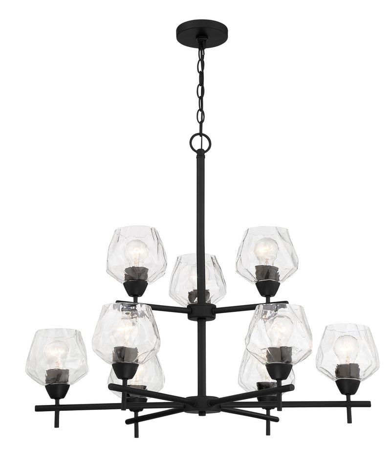 Minka-Lavery 2179-66A Camrin Nine Light Chandelier, Coal Main Image.jpg