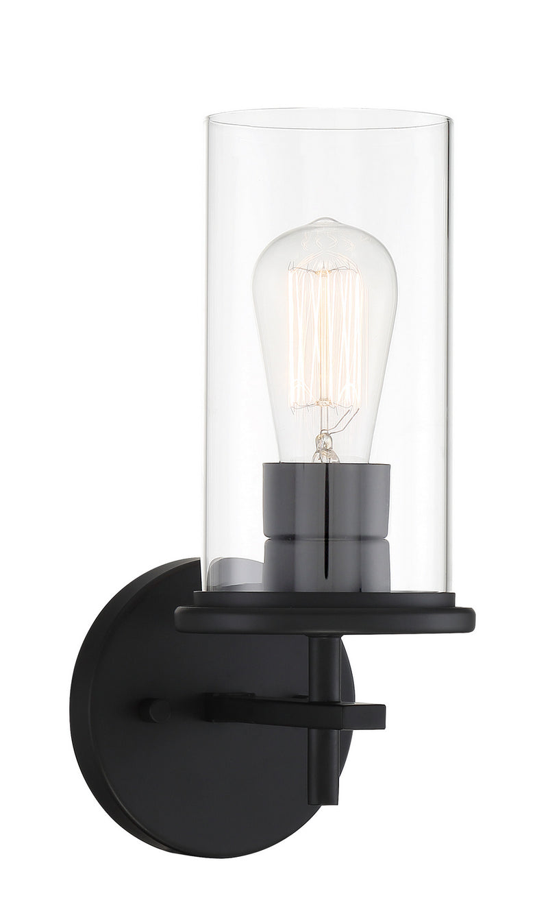 Minka-Lavery 4091-66A Haisley One Light Bath Bar, Coal Main Image.jpg