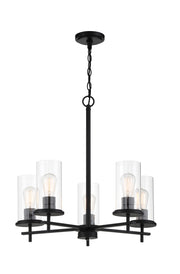 Minka-Lavery 4095-66A Haisley Five Light Chandelier, Coal Main Image.jpg