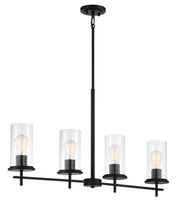 Minka-Lavery 4097-66A Haisley Four Light Island Pendant, Coal Main Image.jpg