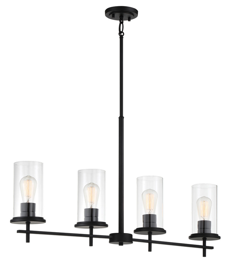 Minka-Lavery 4097-66A Haisley Four Light Island Pendant, Coal Main Image.jpg
