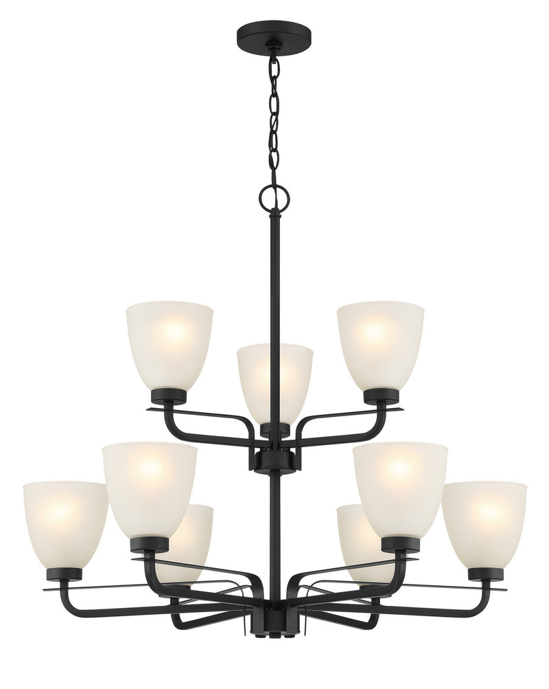 Minka-Lavery 4889-66A Kaitlen Nine Light Chandelier, Coal Main Image.jpg