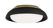 Minka-Lavery 719-661-L LED Flush Mount, Coal W/Honey Gold Highlight Main Image.jpg