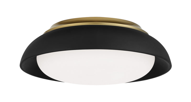 Minka-Lavery 719-661-L LED Flush Mount, Coal W/Honey Gold Highlight Main Image.jpg