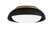 Minka-Lavery 718-661-L LED Flush Mount, Coal W/Honey Gold Highlight Main Image.jpg